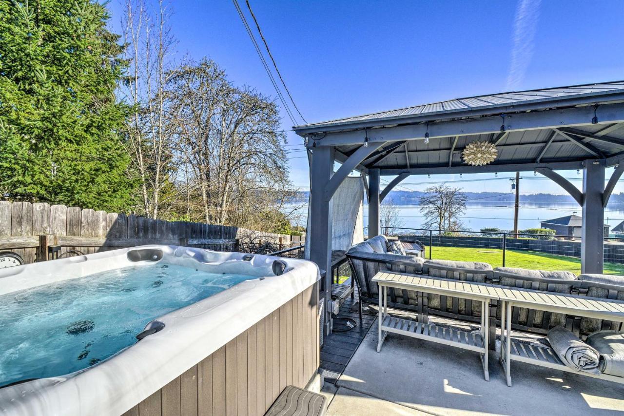 ברמרטון Puget Sound Cabin With Hot Tub And Water Views! מראה חיצוני תמונה